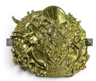 Aj Masthay Grateful Dead Us Blues Belt Buckle Polished Brass Rare Edition Of 50