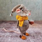Cute Needle Felted Mouse christmas Gift