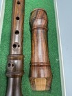 Eine Mollenhauer Recorder C Sopran Blockflote Wood Original Box Germany Vintage