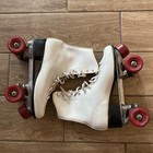 Vintage Chicago Roller Skates White Women Size 7 Men Size 6 Urethane Wheels