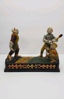 Vintage Cast Iron Repo Of Hometown Battery Mechanical Bank   1950 s    