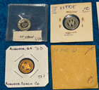 15 Vintage Transit Bus Subway  Train Tokens Lot Of Va  Nh  Sd  Tn  Ga  Fl  Mn  4