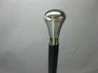 Vintage Wooden Walking Stick Vintage Cane Antique Style Solid Brass Globe Handle