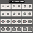 600pcs Coin Holders Cardboard Coins Flips 2x2  12 Size Collection Supplies Album