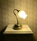 1 12 Dollhouse Miniature Table Lamp Led Light Lamp Battery Use Decoration Toy