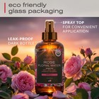 Organic Rose Water Spray For Face   Hair  100  Pure  Alcohol Free  8 Oz