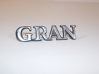 Vtg 72 73 74 Ford Gran Torino Car Vehicle Fender Script Emblem Badge 16098ea