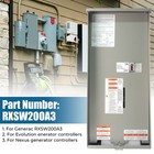 For Generac Rxsw200a3 200a Automatic Transfer Switch W  Power Mgmt
