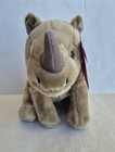 Fao Schwarz Adopt A Pet Rhinoceros 9 x11  Plush Stuffed Animal