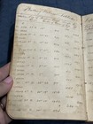 Rare 1880   s Leather Book - Platting Notes K av Kansas   Arkansas Valley Railway