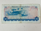 Seychelles Banknote 10 Rupees 1976 Ungraded Circ  A i 076958 Ten Rupees