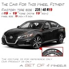 19       Machined Black Wheel For Nissan Altima 2019-2022      Oem Quality Rim 62785