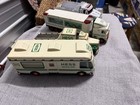 Vintage Hess Gasoline Toy Truck Collection Lot 4 Vehicles Trucks Camper Trailer 