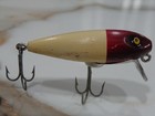 Vintage 1950 s Paw Paw  river Minnow  Diving Wood Fishing Lure With Tack Eyes