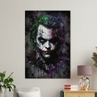 The Joker Portrait Canvas Wall Art  Painting Print  Home Decor  Batman - 5 Sizes