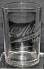 G  Heileman Brewing Co   La Crosse wi  Pre-pro Acid Etched Beer Glass V  1910 s