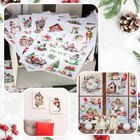 12 Sheets Christmas Rub On Transfers For Crafts And Furniture Christmas Rub On T