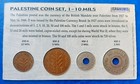 Israel Palestine British Mandate Lot Of 4 Coins Set 1  2  5   10 Mils 1927-1946