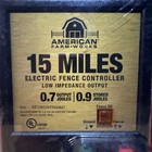American Farmworks 15 Mile Dc Powered Electric Fence Controller charger P6m15af