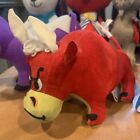Lot Of 6 Vintage Dream Pets Style Stuffed Animal Plush - Bull Cow Polar Bear Etc