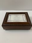 Wooden Mom Keepsake Music Box With Verse  Storage  Jewelry  Pictures
