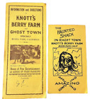 Buena Vista California Knott s Berry Farm   Haunted Ghost Town Souvenir Brochure