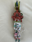 R Naha Hopi  Mudhead Kachina Doll  15  Tall 1990 s