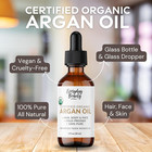 Organic Argan Oil   100  Pure  Cold-pressed  Unrefined   Usda Certified Organic 