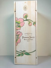 Huge 3l Perrier Jouet Champagne Empty Bottle 2007   Floral Wood Box