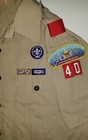 Boy Scouts Uniform Shirt Bsa  40 Vintage Insignia Short Sleeve Usa Mens Xl
