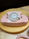 Crosley Princess Pink Corded Retro Telephone Cr59 Rotary Dial Push Button
