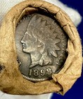 Unsearched Old Estate Wheat Cent Roll Indian Head Vintage Penny Silver Finds