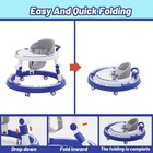 Baby Walker Kids Sit-to-stand Walker Activity Center With Entertainment Table   