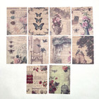 Vintage Style Garden Vellum Sheets Birds Butterflies Journal Collage Scrapbook