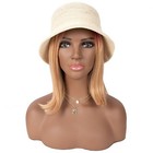 18  Realistic Mannequin Wig Head Pvc Manikin Shoulder Bust Stand Display Hair Cm