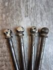 4 Vtg Antique Cannon Ball Door Hinge Pins Arch Salvage 3-3 16 X 1 4 Lot B