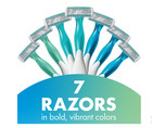 Bic Soleil 4 Womens Disposable Razors  4-blade  7 Count  pack Of 1   Blue