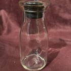 Mtc Milk Bottle Glass Half Pint Embossed Registered Sealed S 50 W Original Cork