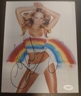 Mariah Carey Vintage Signed Autograph   Rainbow 8x10 Photograph   Jsa