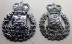 8 Vintage   Obsolete Cap Badges - 1960 s-70 s Bermuda Police Service   Reserves