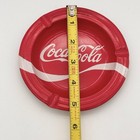 Vintage 1970 s Era Coke Coca-cola Wave Design Ashtray Ash Tray 5 25  Diameter