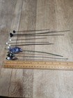 Set Of 12 Antique Victorian Hat Stick Pins 6  To 9  Long