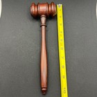 Antique Vintage Wood Gavel Hand Crafted Judge Court Auctioneer Mallet Hammer