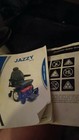 Jazzy 600 Es Power Wheelchair 6-wheel Joystick Padded Armrests Red black
