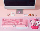 Sanrio Hello Kitty Wireless Keyboard Mouse Combo Set Korean english