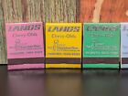 Vintage Matchbook Full Unstruck Lot 6 Colors Langs Chevy Olds Chevrolet Dealer