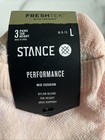 New Stance Designer Mens 3 Pack Sport Active Performance Low Tab Socks Size L