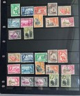 Gold Coast Stamps   1935 - 1952 Fine Used Collection On Pages  cat   330 