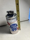 Vintage Pabst  Blue Ribbon Beer Can Table Lighter Needs Flints And Fluid