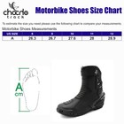Men Motorcycle Motorbike Leather Shoes Racing Sport Short Ankle Waterproof Boots